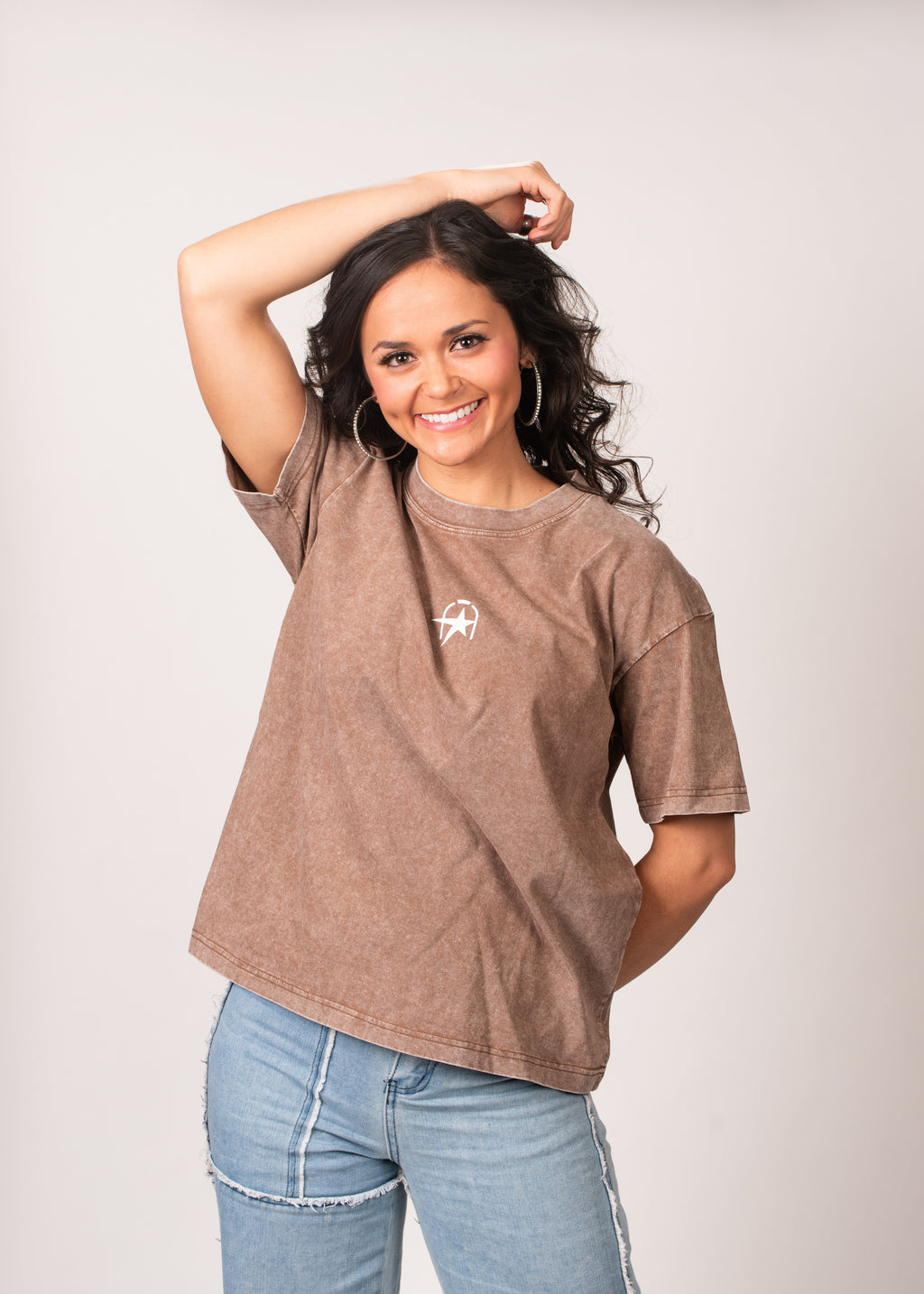 Line Upon Line Boxy Tee