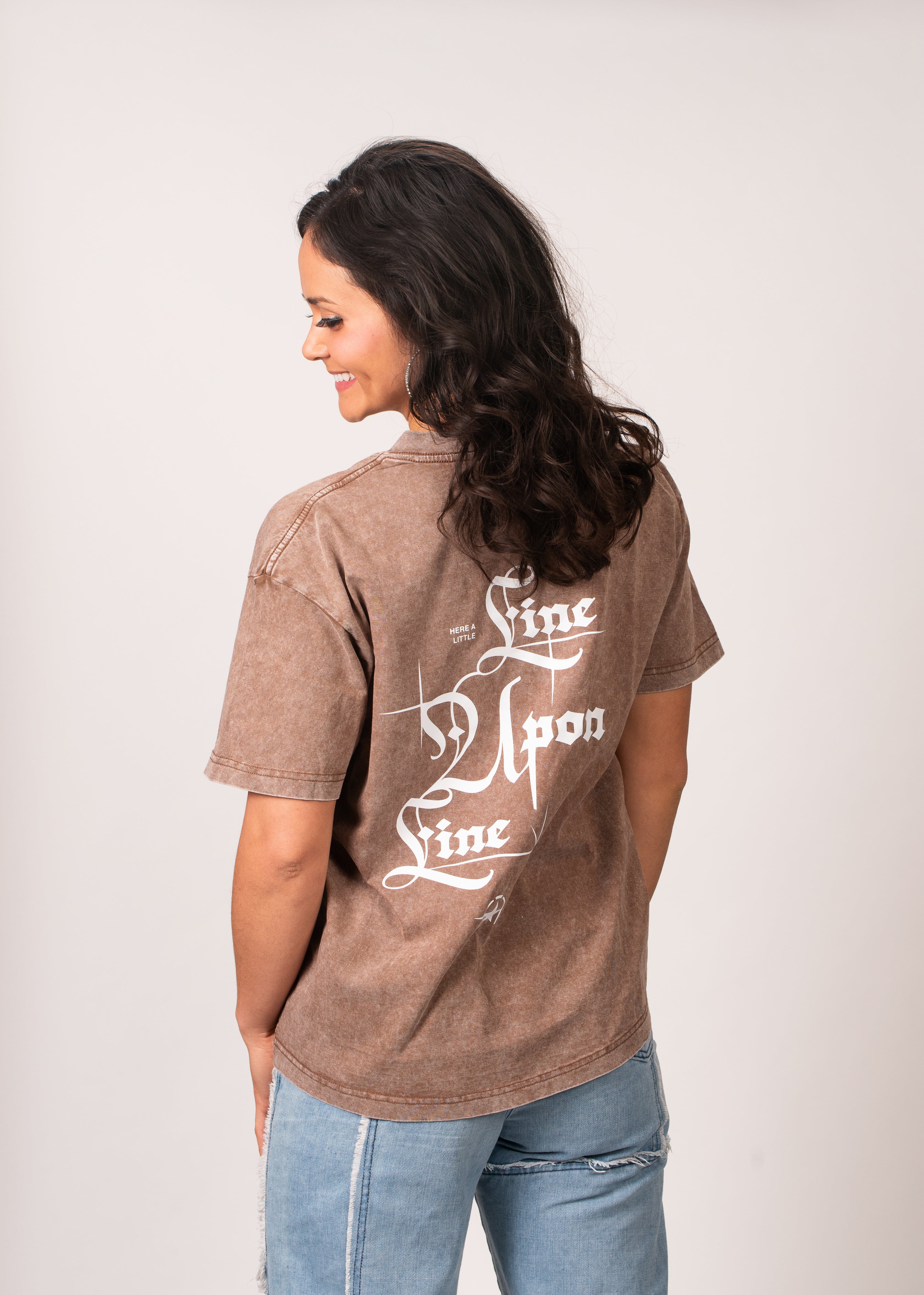 Line Upon Line Boxy Tee