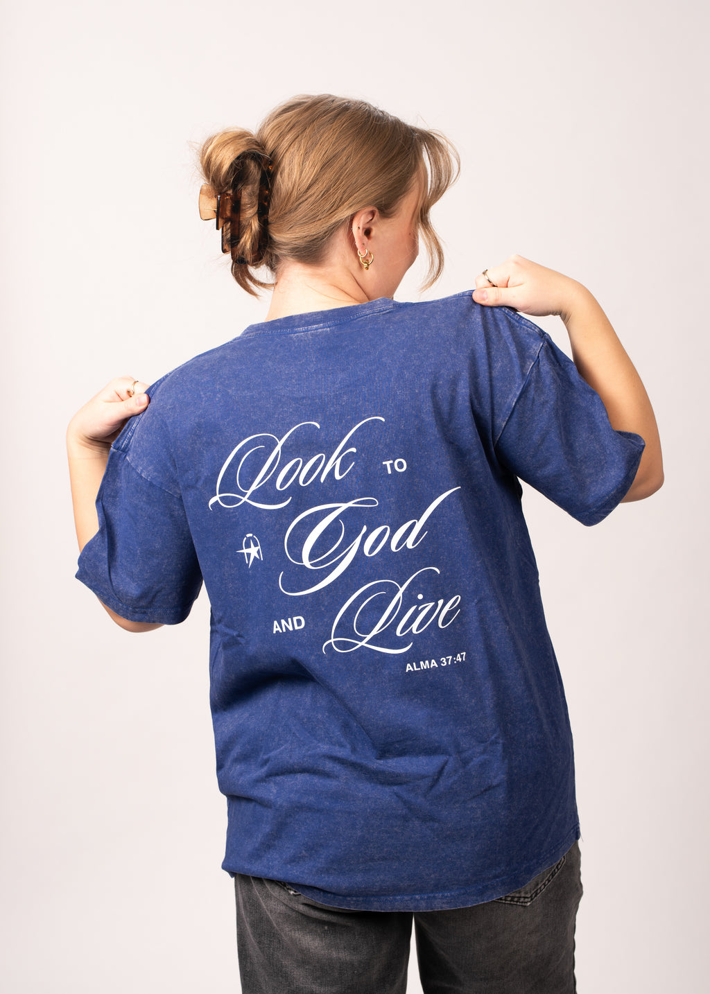 Look to God and Live Boxy Tee