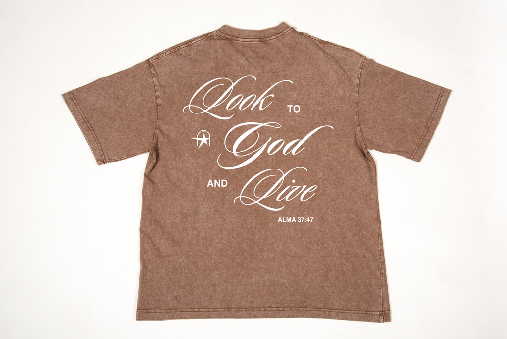 Look to God and Live Boxy Tee